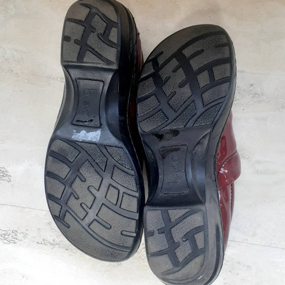 BOC Burgundy Comfort Clogs Man Made Upper Size 38.5 - Picture 9 of 12